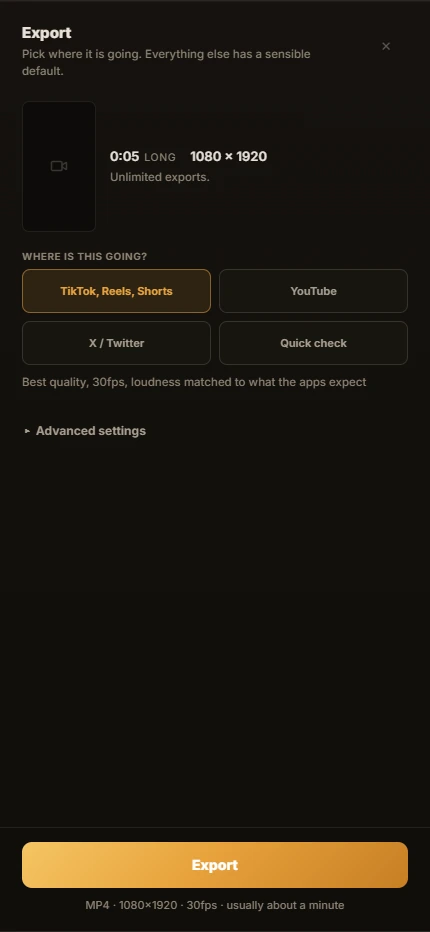 Review on a small screen: actual Vidmoat phone browser screenshot